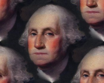 Quick Study: George Washington Illustration taken from a Gilbert Stuart portrait.